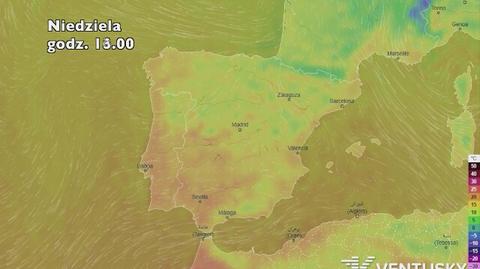 Temperatura w Hiszpanii w sobotę, niedzielę i poniedziałek