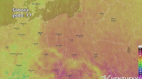 Temperatura w najbliższych dniach (ventusky.com)