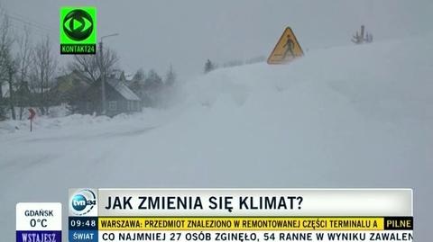 To nie przez globalne ocieplenie mamy zimę w kwietniu (TVN24)