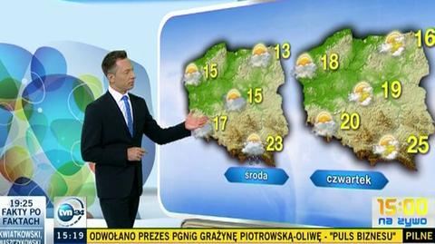 Tomasz Wasilewski o pogodzie na majówkę (TVN24)