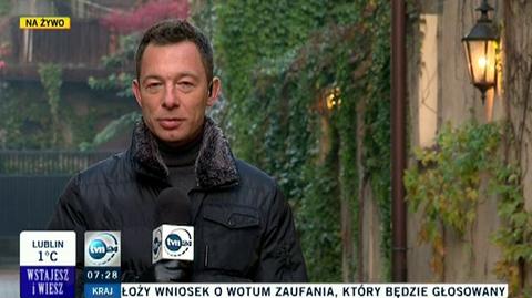 Tomasz Wasilewski o porannych mgłach (TVN24)