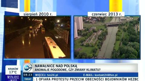 Trudne prognozowanie ekstremalnych zjawisk (TVN24)