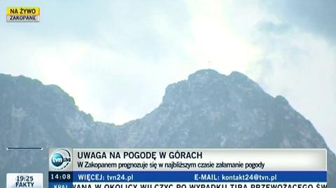 Turyści o przygotowaniach do wyjścia na szlak (TVN24)