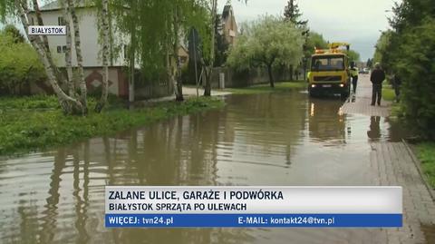 Ulewy zablokowały przejazd karetki z ciężarną