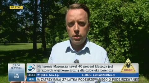 Uwaga na kleszcze (TVN24)