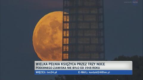 W 2016 roku superpełnia była największa od prawie 70 lat