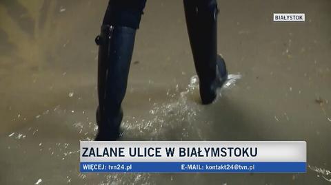 W Białymstoku woda zalała garaż podziemny