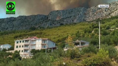W Chorwacji wciąż płonie kilka rejonów