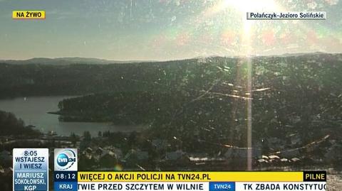W górach aura jest zimowa, ale bardzo przyjemna