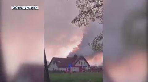 W miejscowości Szczytna zapalił się dom