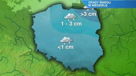 W niedzielę chwila odpoczynku od śniegu (TVN Meteo)