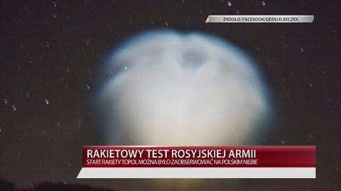 W Rosji wystrzelono rakietę balistyczną