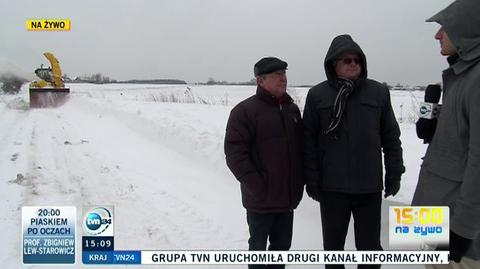 Walka ze śniegiem i wiatrem 