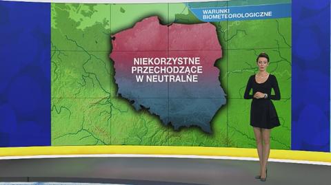 Warunki biometeo na piątek 24.10