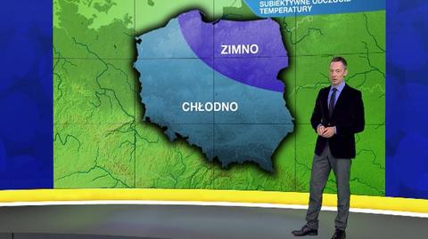 Warunki biometeo na poniedziałek