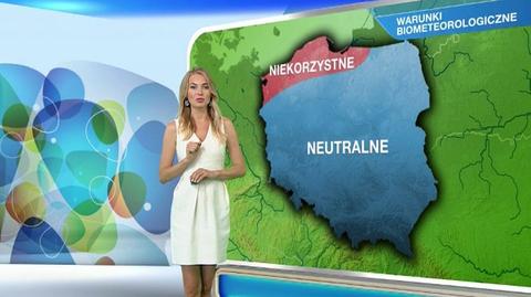 Warunki biometeo na poniedziałek