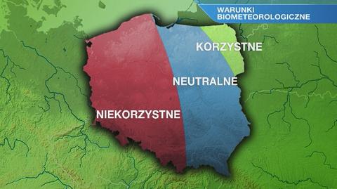 Warunki biometeo w niedzielę 25.07