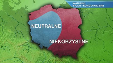 Warunki biometeo w niedzielę 