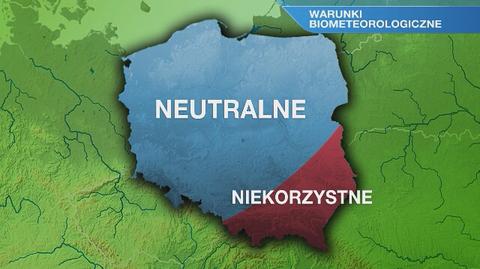 Warunki biometeo w niedzielę