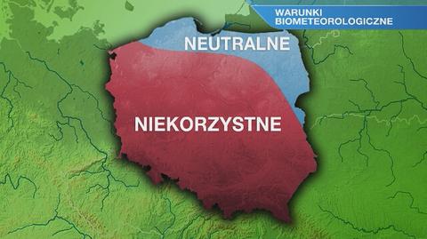 Warunki biometeo w niedzielę