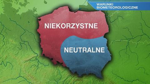 Warunki biometeo w niedzielę