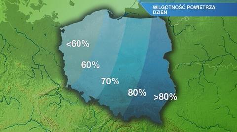 Warunki biometeo w niedzielę