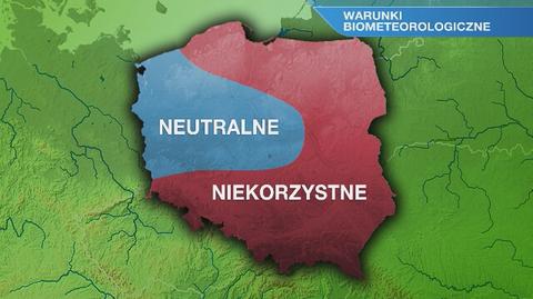 Warunki biometeo w poniedziałek 23.11