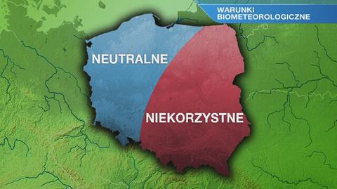 Warunki biometeo w poniedziałek 24.02