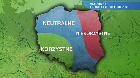Warunki biometeo w środę 18.11