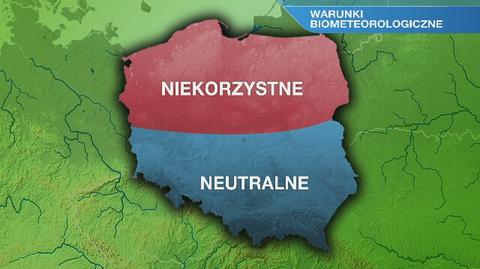 Warunki biometeorologiczne na czwartek