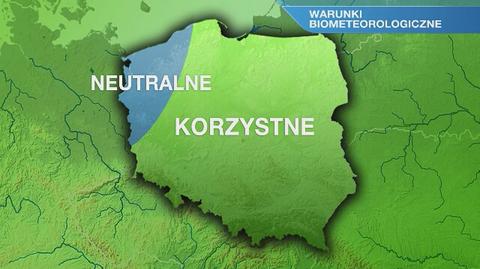 Warunki biometeorologiczne na sobotę