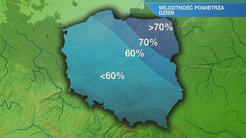 Warunki biometeorologiczne w czwartek