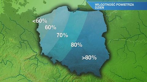 Warunki biometeorologiczne w czwartek