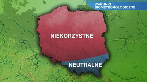 Warunki biometeorologiczne w niedzielę 22.11