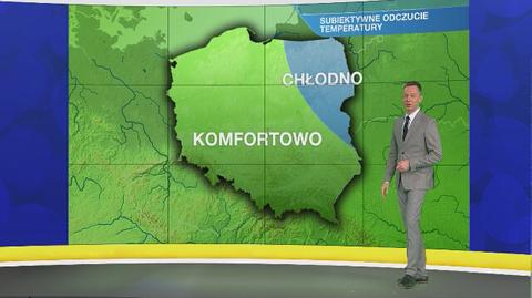 Warunki biometeorologiczne w niedzielę