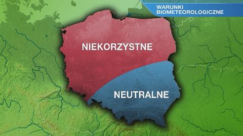 Warunki biometeorologiczne w piątek 04.09