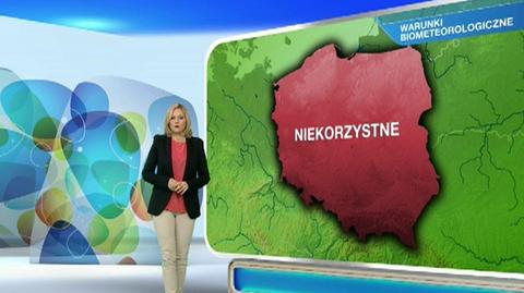 Warunki biometeorologiczne w piątek 