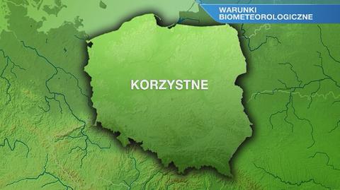 Warunki biometeorologiczne w poniedziałek 21.09