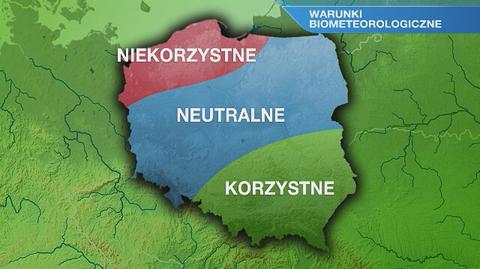 Warunki biometeorologiczne w sobotę 21.11