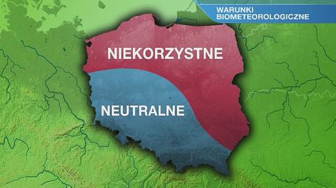 Warunki biometeorologiczne w sobotę 26 grudnia