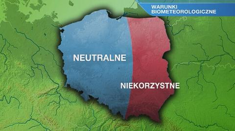 Warunki biometeorologiczne w sobotę