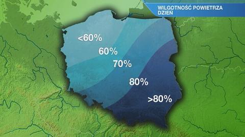 Warunki biometeorologiczne w sobotę