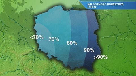 Warunki biometeorologiczne w sobotę