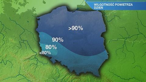 Warunki biometeorologiczne w środę