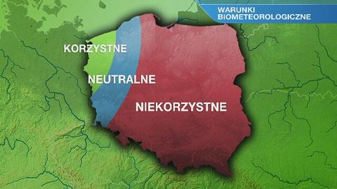 Warunki biometeorologiczne we wtorek