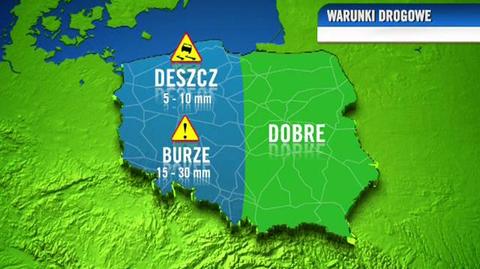 Warunki drogowe na 5 września