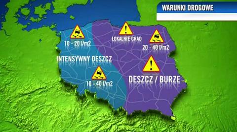 Warunki drogowe na dzień 21.07