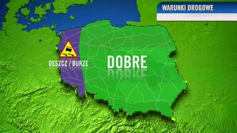 Warunki drogowe w ciągu dnia