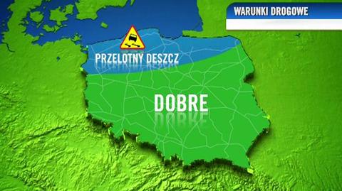 Warunki drogowe w ciągu dnia