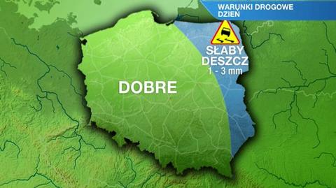 Warunki drogowe w ciągu dnia